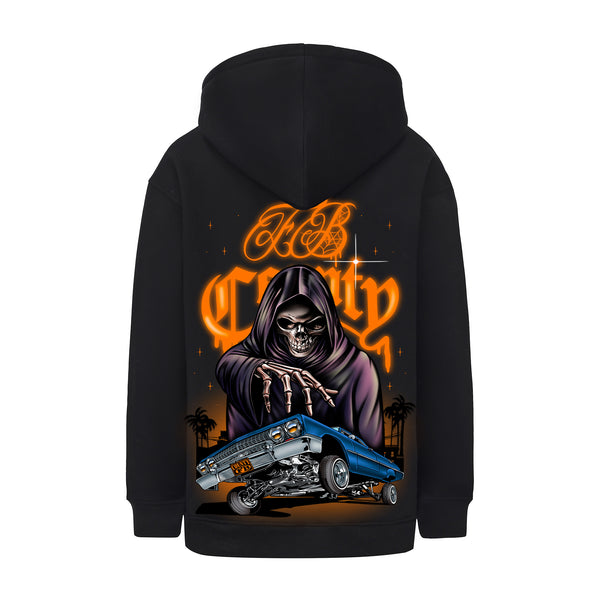 FB County Heavyweight Oversized Halloween Graphic Zip-Up Hoodies