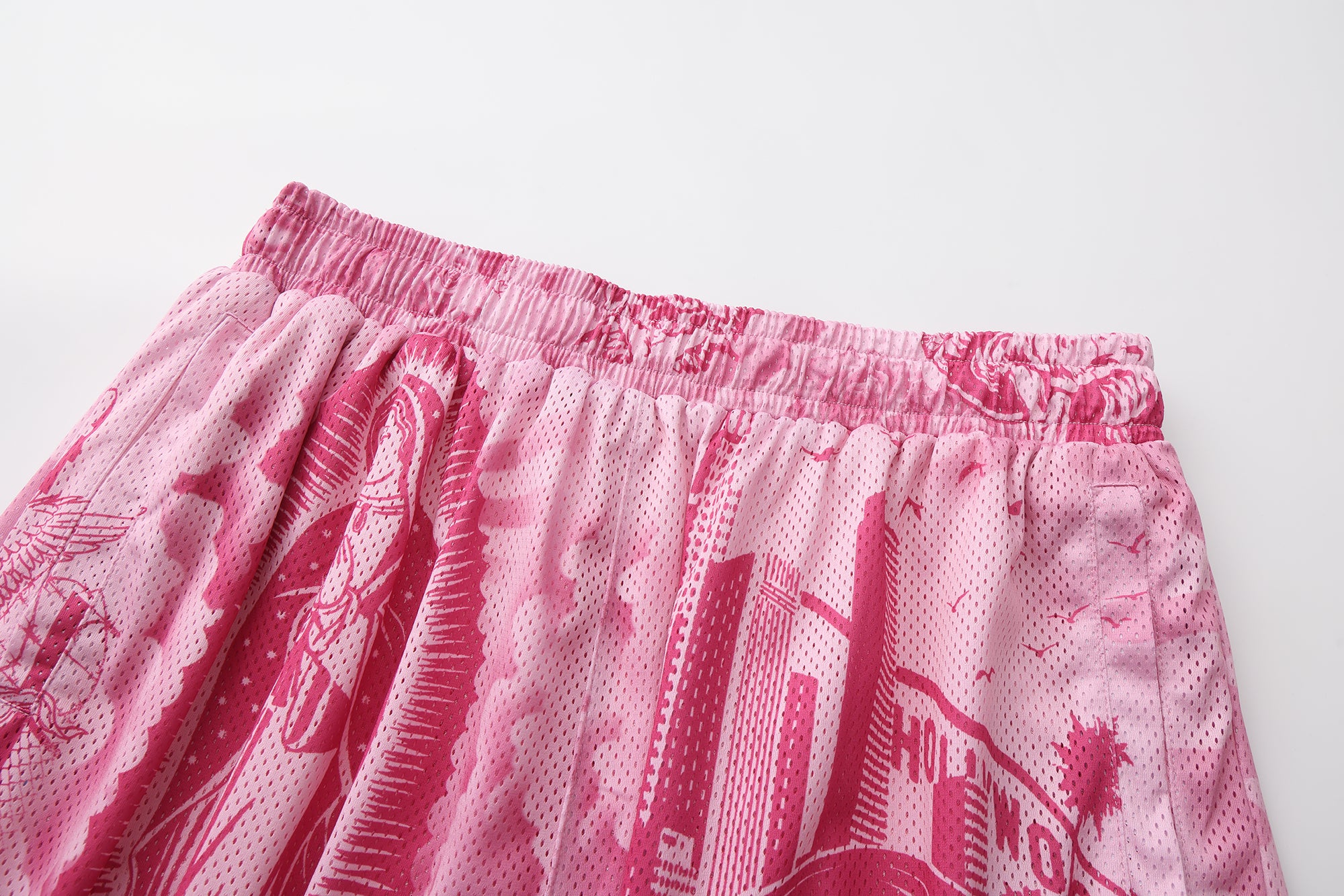 FB County Graffiti Mesh Shorts