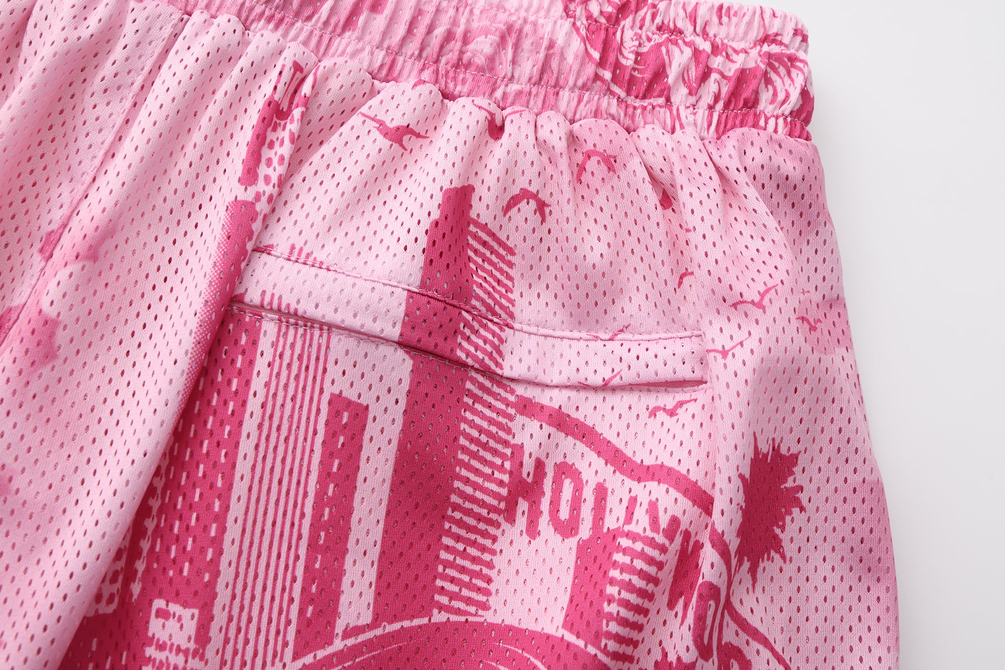 FB County Graffiti Mesh Shorts