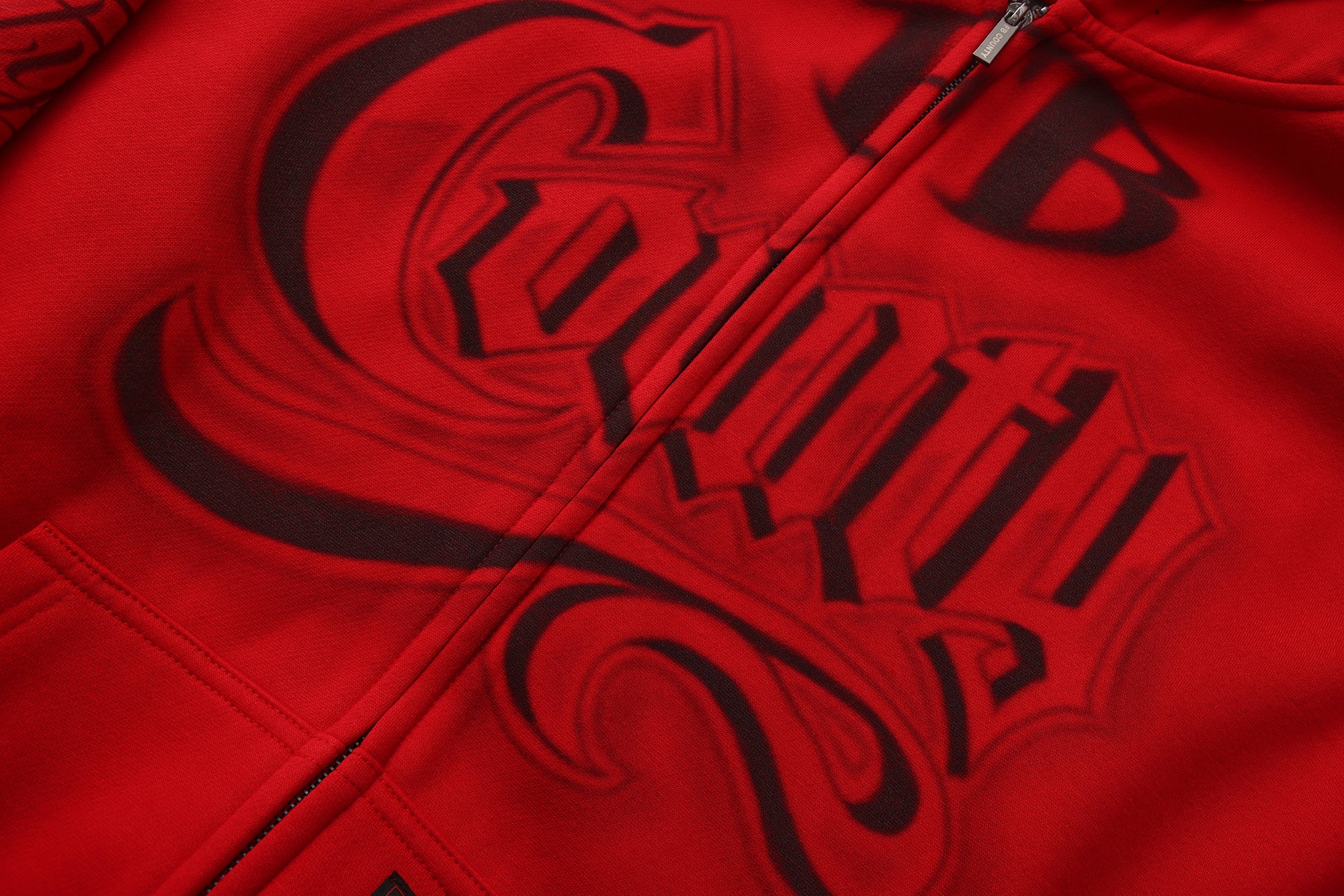 FB County Red Tatted Up Hoodie