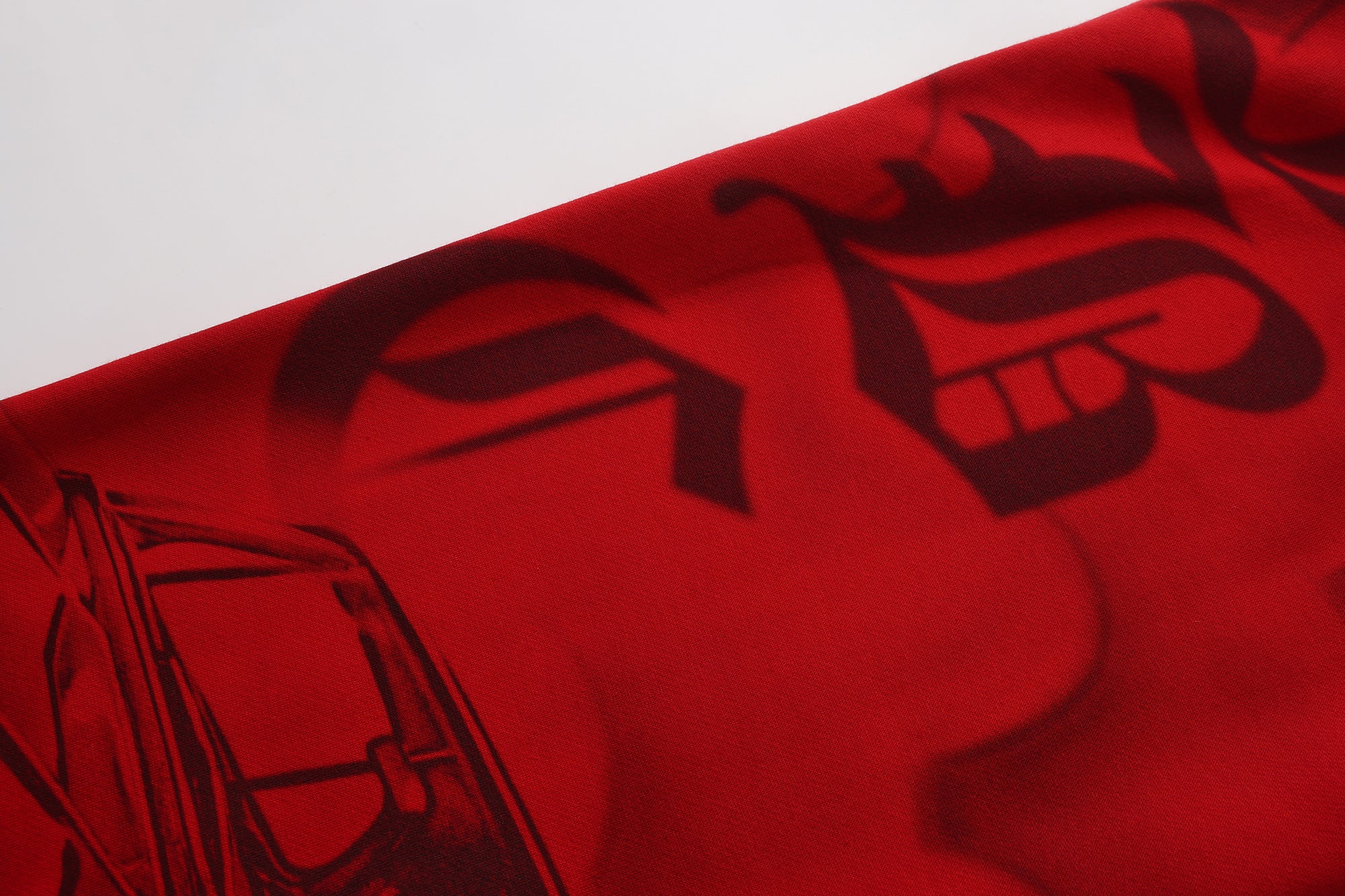 FB County Red Tatted Up Sweatpants