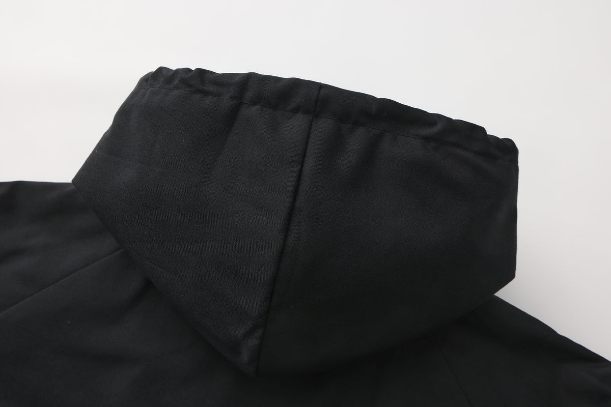 FB County Hooded Lined Windbreaker Coat