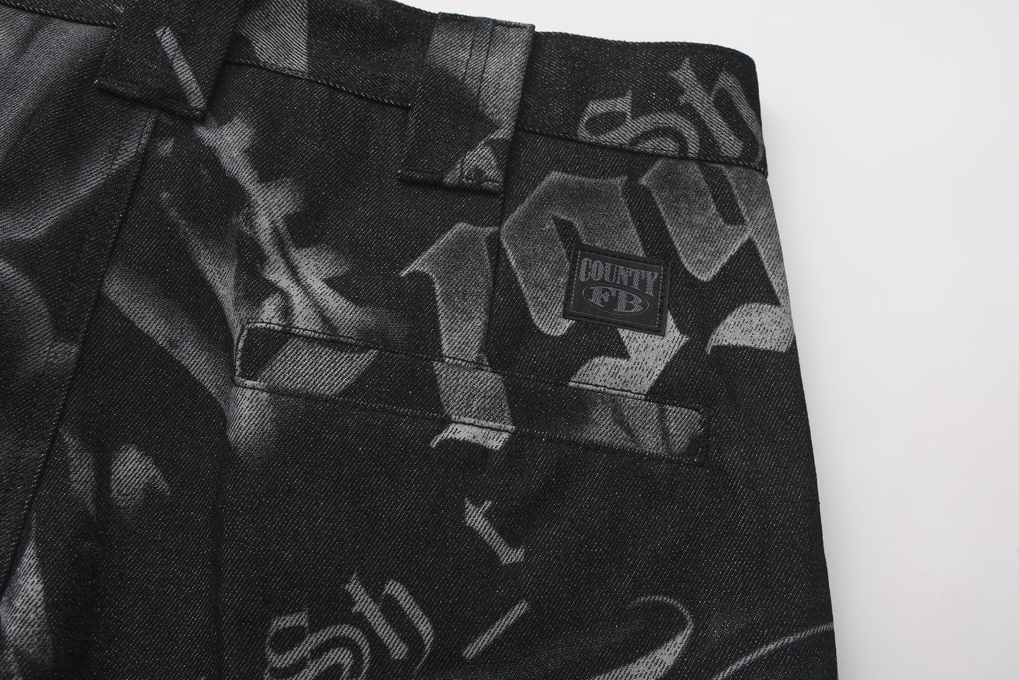 FB County Tatted Up Hard Denim Pants