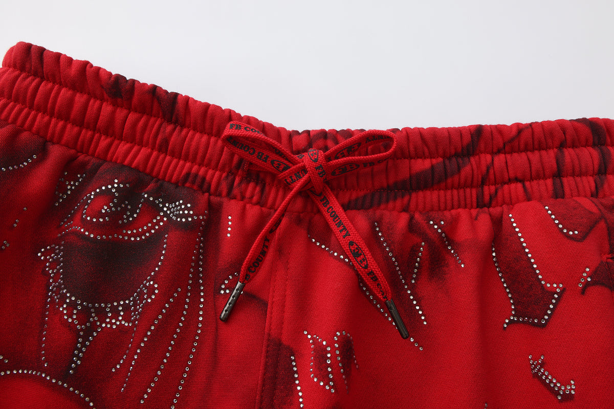 FB County Rhinestone Tatted Up Sweatpant