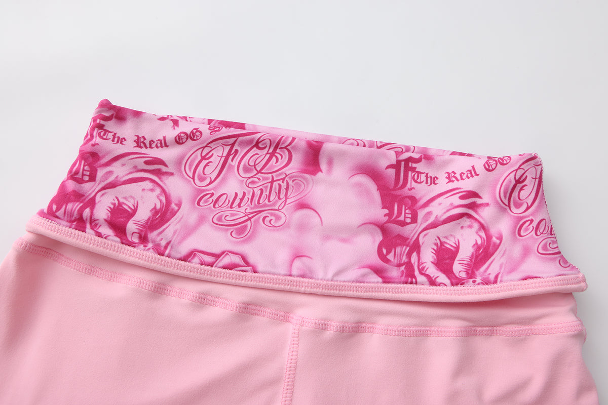 FB County Foldover Flare Legging