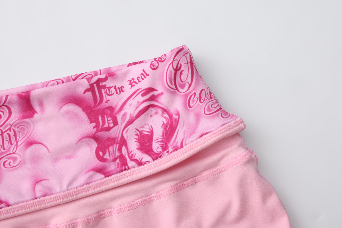 FB County Foldover Flare Legging