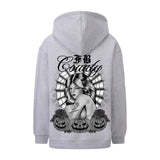 FB County Heavyweight Oversized Halloween Graphic Zip-Up Hoodies