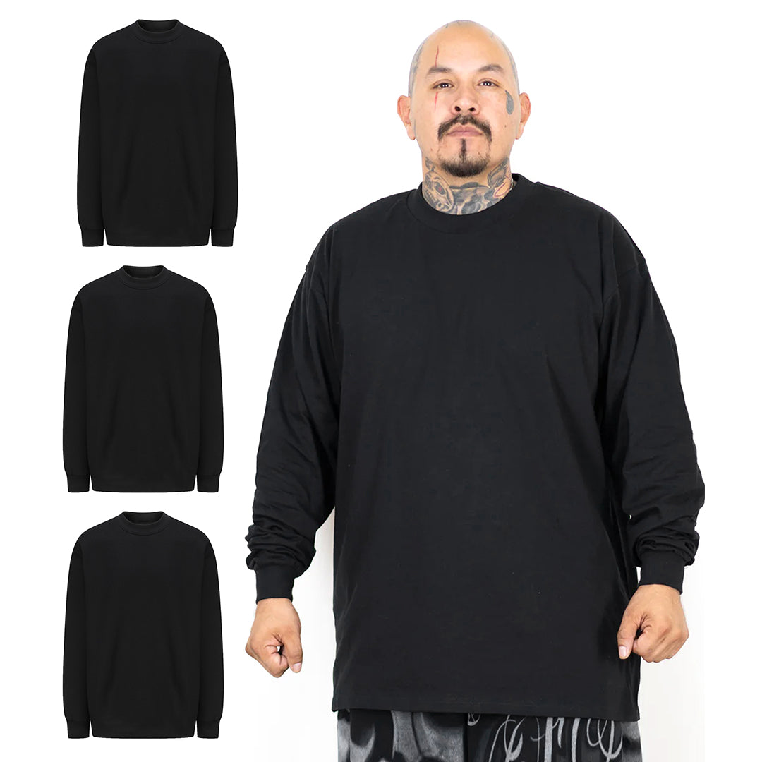 FB County Long Sleeve Heavy Hard T-Shirt (3-Pack)