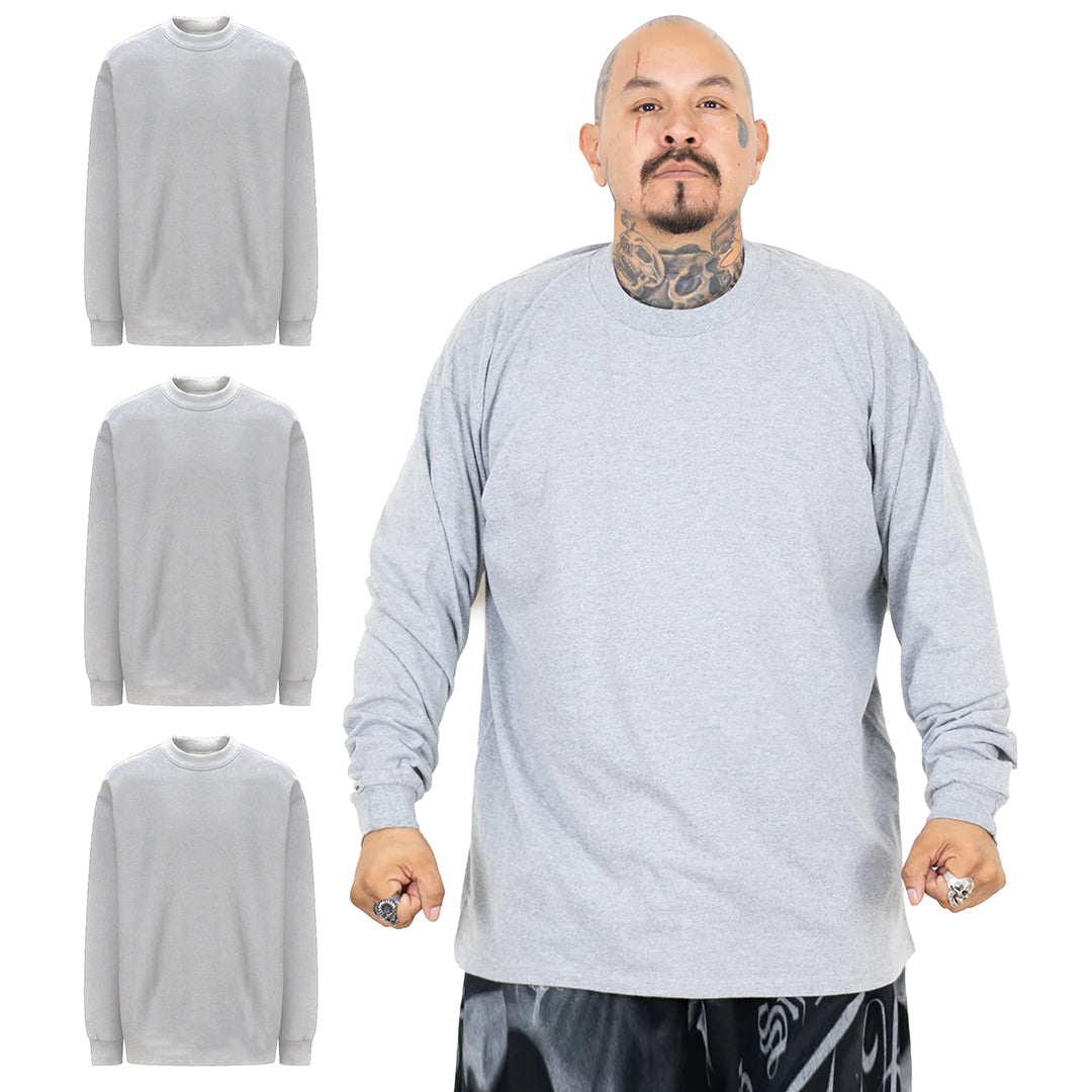 FB County Long Sleeve Heavy Hard T-Shirt (3-Pack)