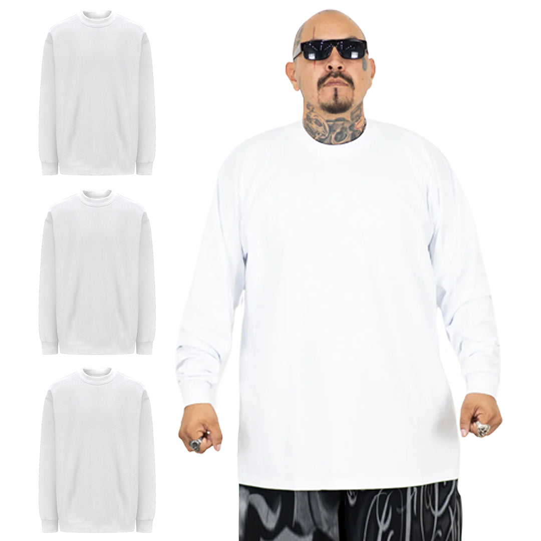 FB County Long Sleeve Heavy Hard T-Shirt (3-Pack)