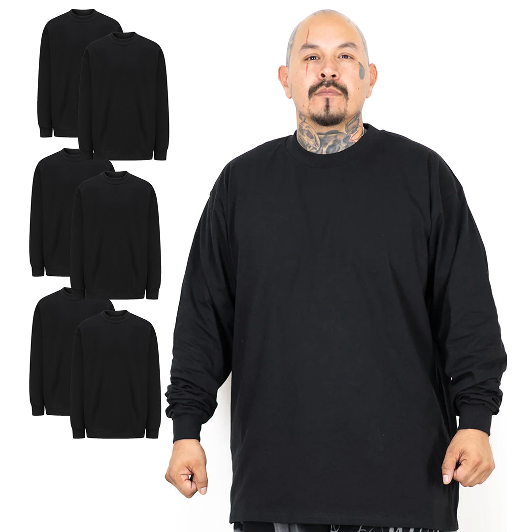 FB County Long Sleeve Heavy Hard T-Shirt (6-Pack)