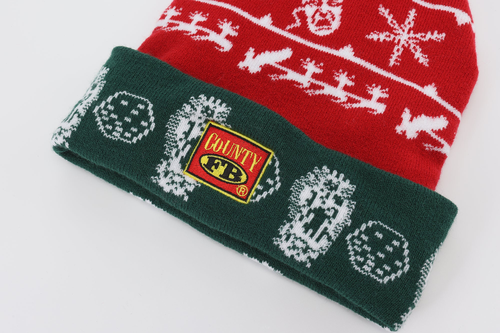 FB County Christmas Beanie