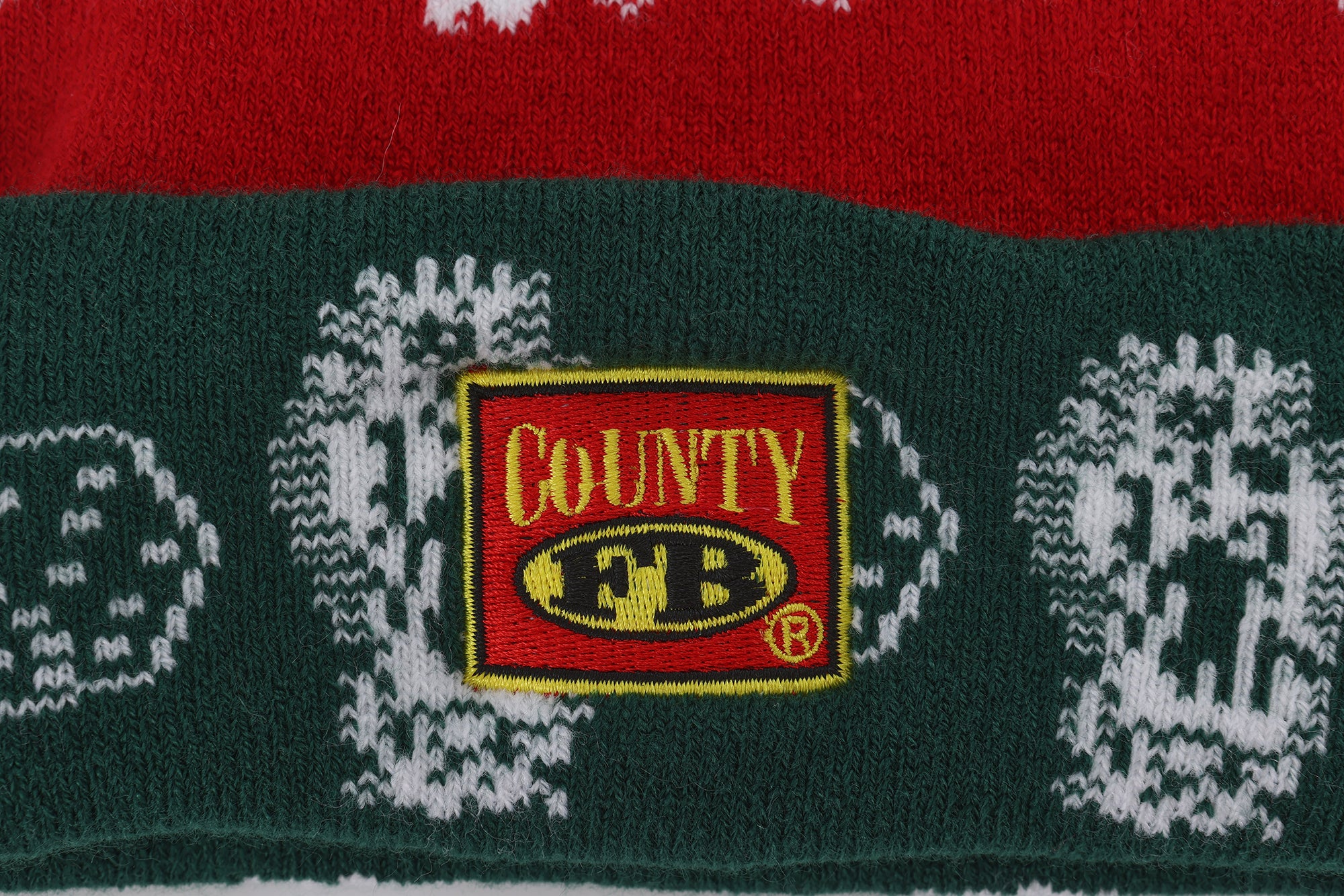 FB County Christmas Beanie