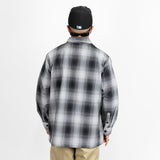 FB County Long Sleeve Checker Zip Shirt