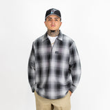 FB County Long Sleeve Checker Zip Shirt