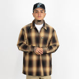 FB County Long Sleeve Checker Zip Shirt