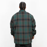 FB County Long Sleeve Checker Zip Shirt - Big & Tall Sizes