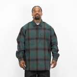 FB County Long Sleeve Checker Zip Shirt