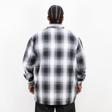 FB County Long Sleeve Checker Zip Shirt - Big & Tall Sizes