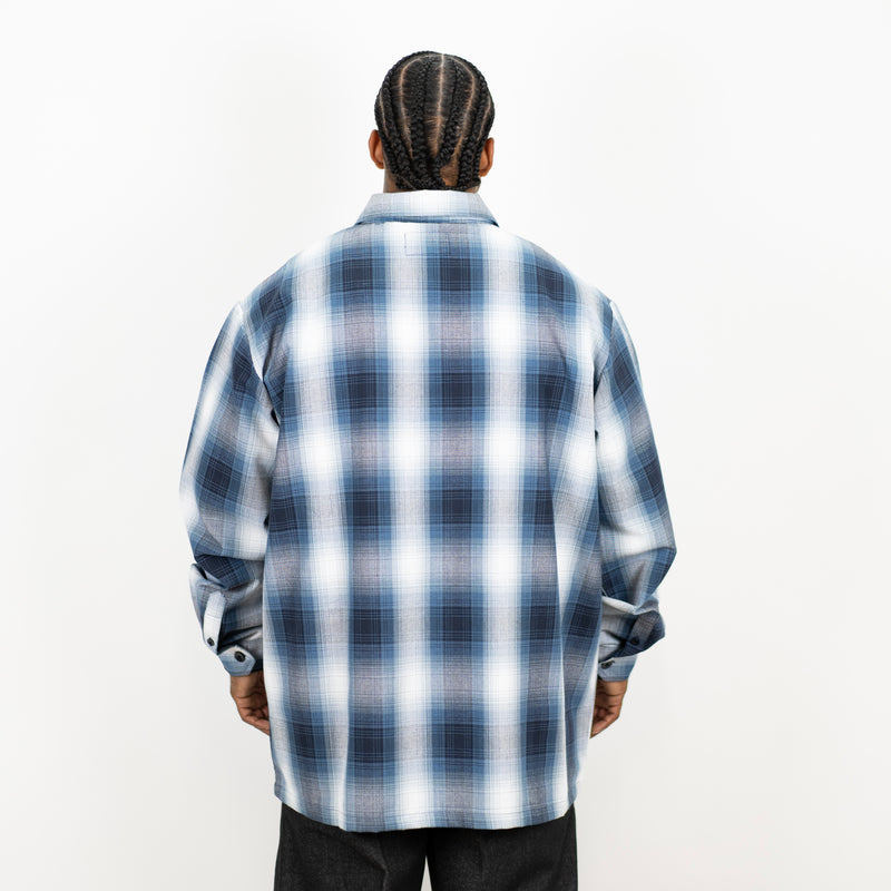 FB County Long Sleeve Checker Zip Shirt