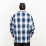 FB County Long Sleeve Checker Zip Shirt - Big & Tall Sizes