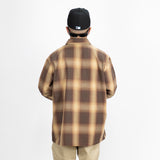 FB County Long Sleeve Checker Zip Shirt