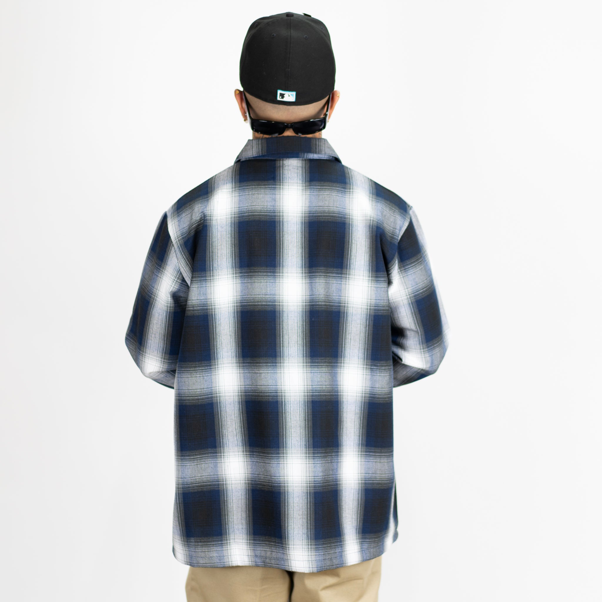 FB County Long Sleeve Checker Zip Shirt
