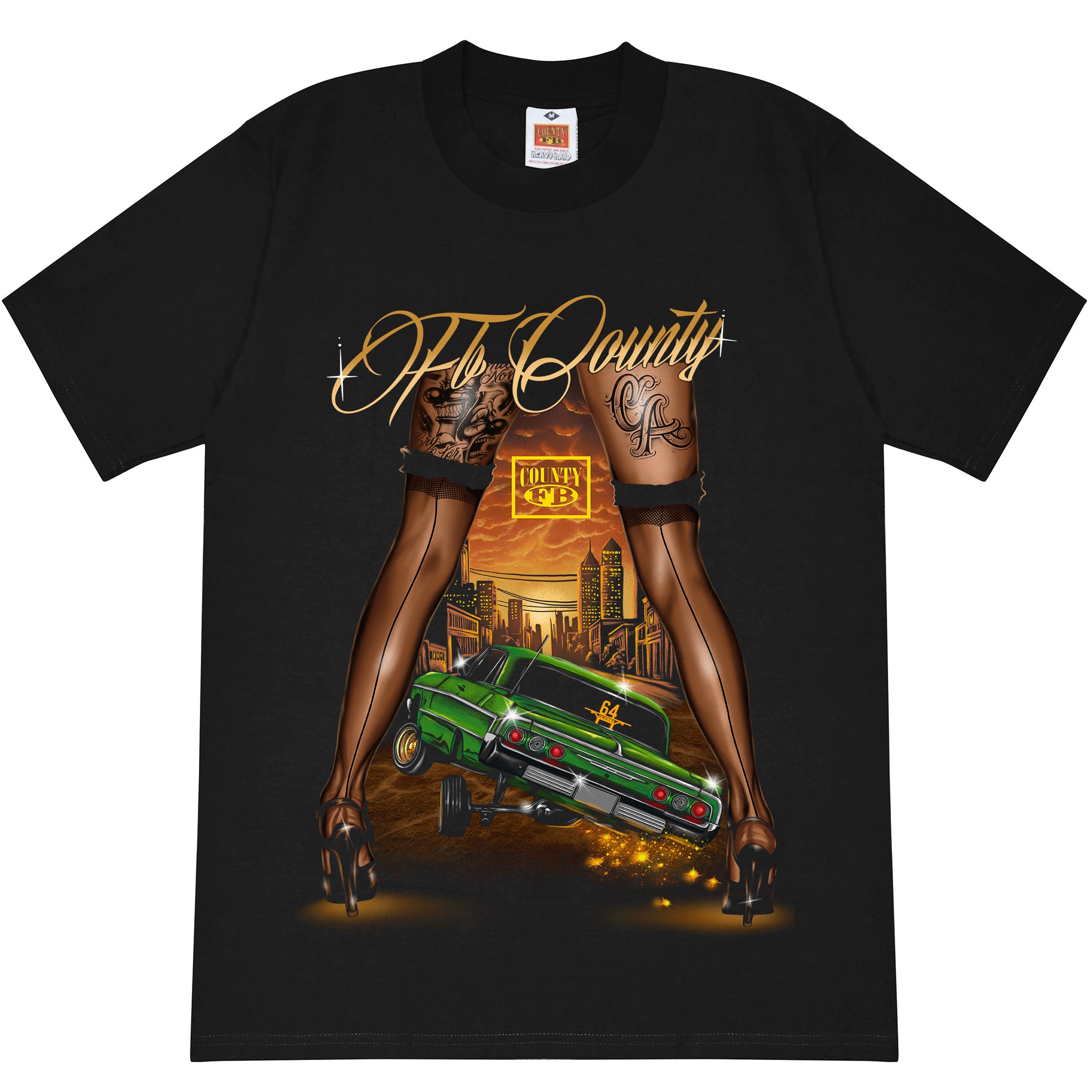 FB County Graphic Heavy Hard T-Shirts - (JUMBO PRINTS)