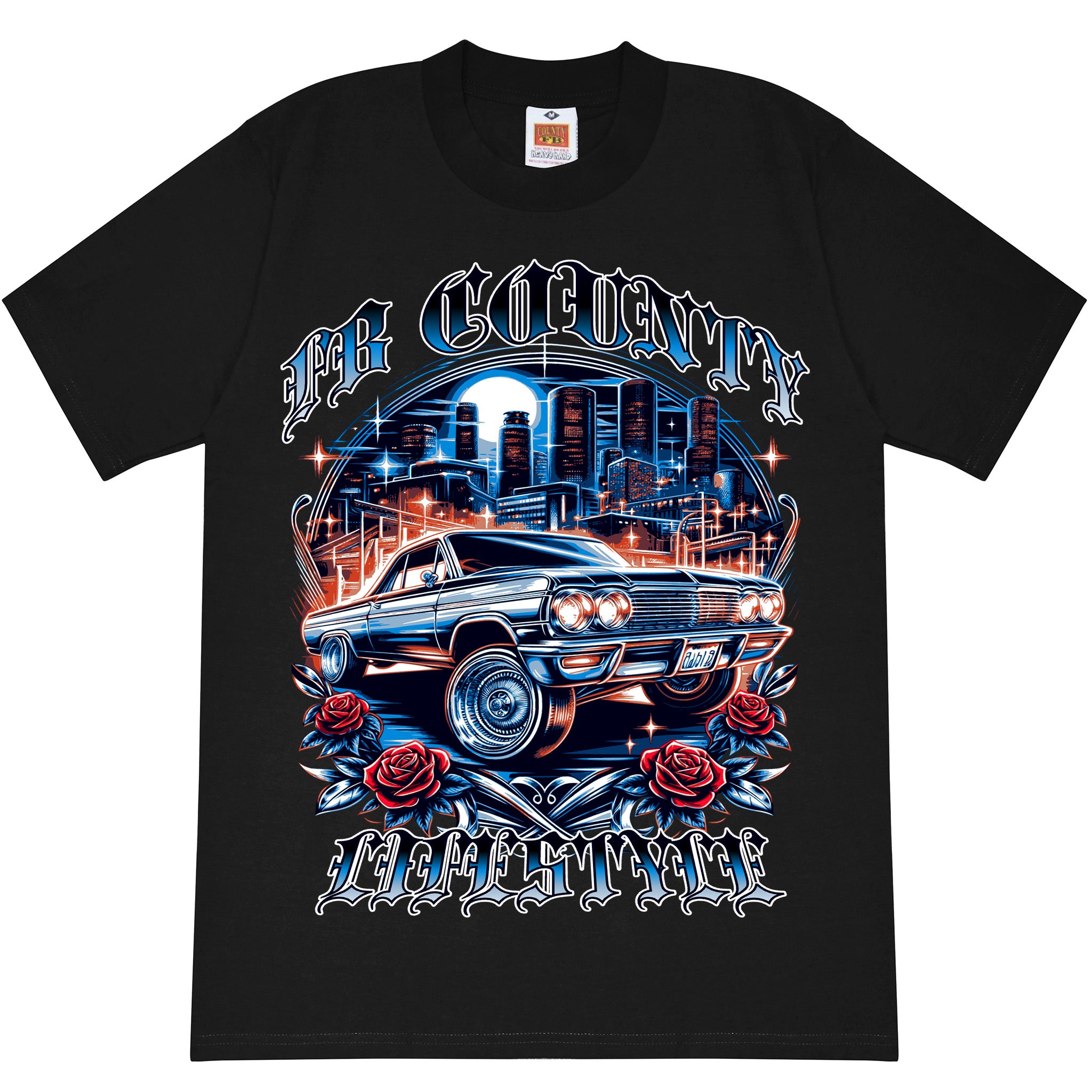 FB County Graphic Heavy Hard T-Shirts - (JUMBO PRINTS)