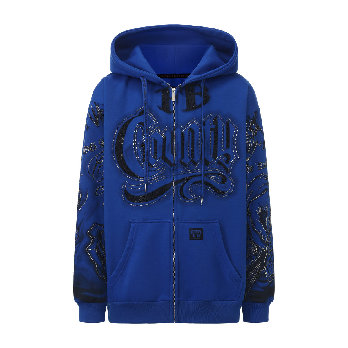 FB County Rhinestone Tatted Up Hoodie