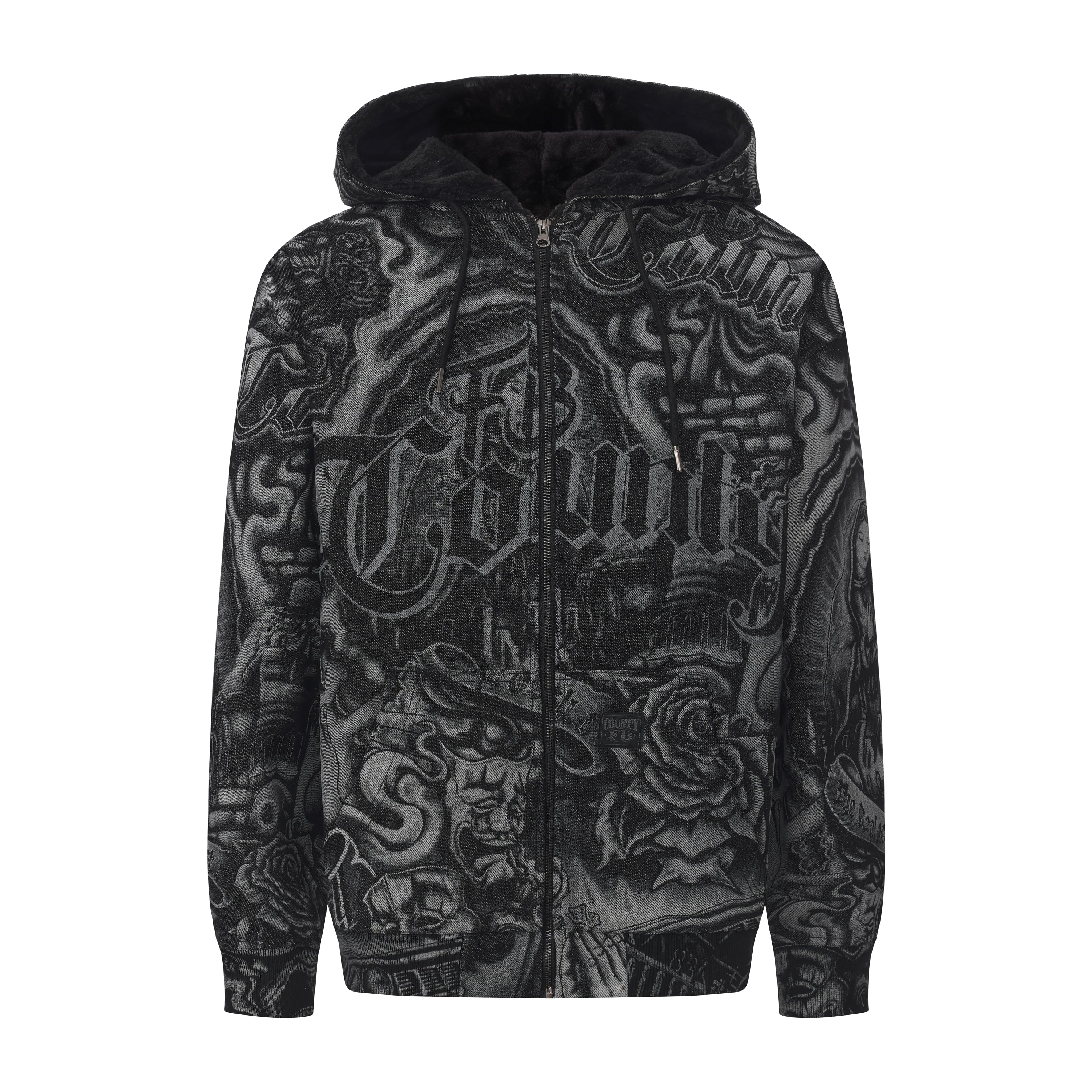 FB County Inked Up Cozy Denim Jacket