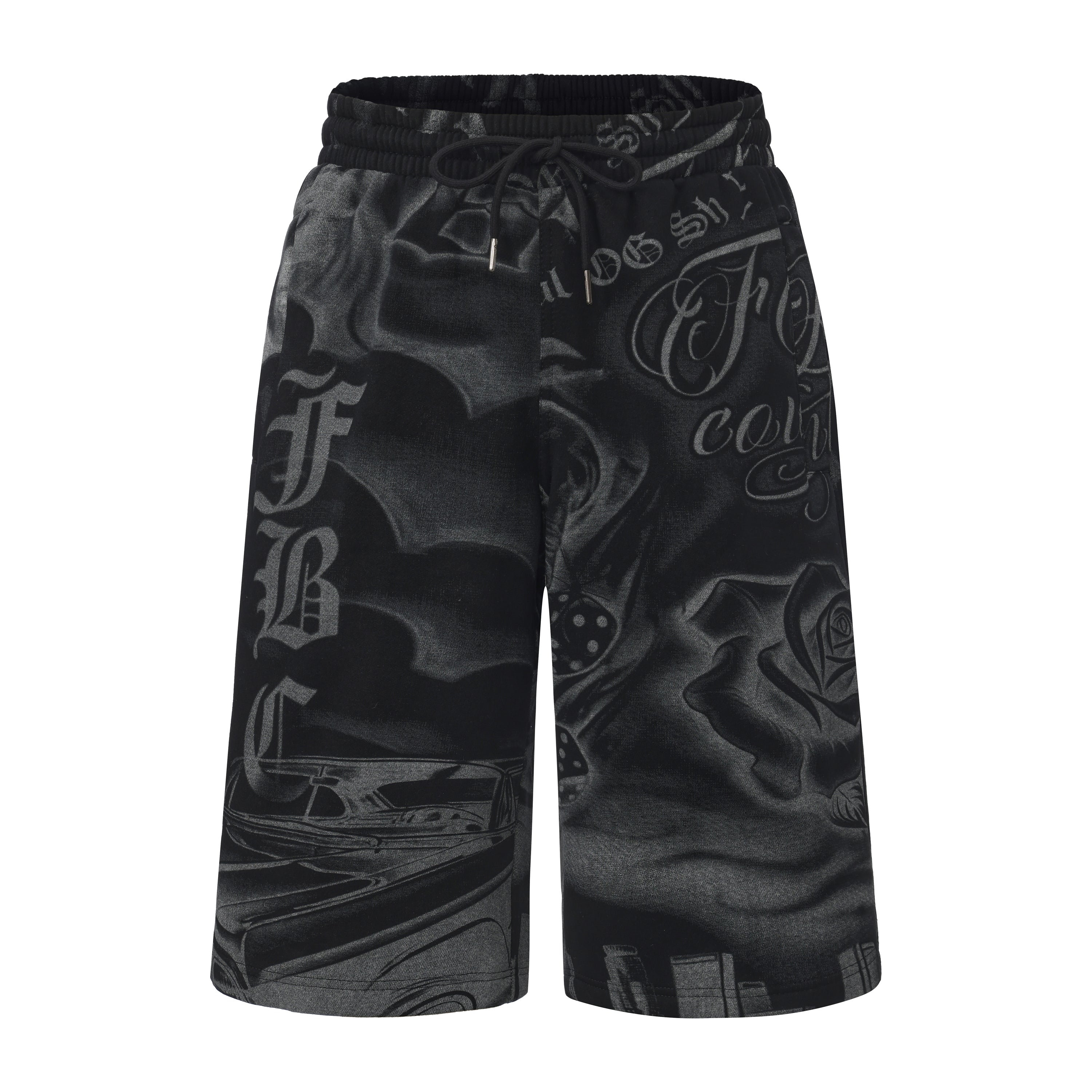 FB County Tatted Up Baggy Fleece Shorts