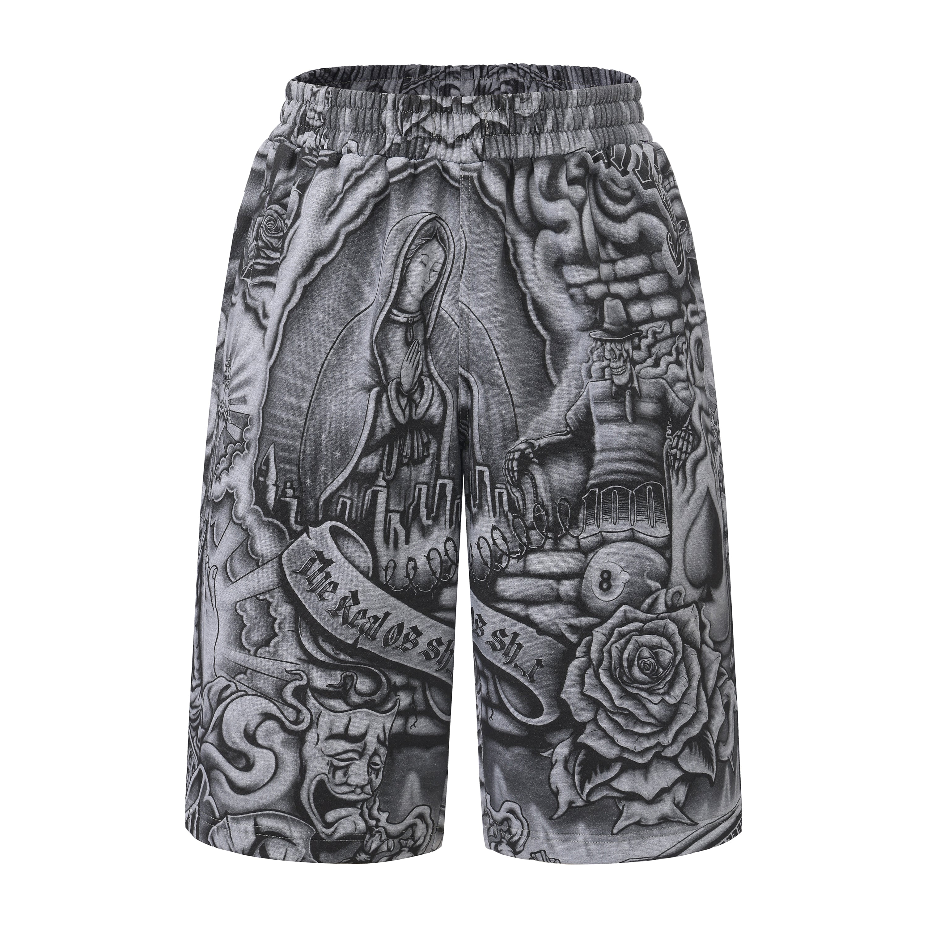 FB County Inked Up Baggy Fleece Shorts