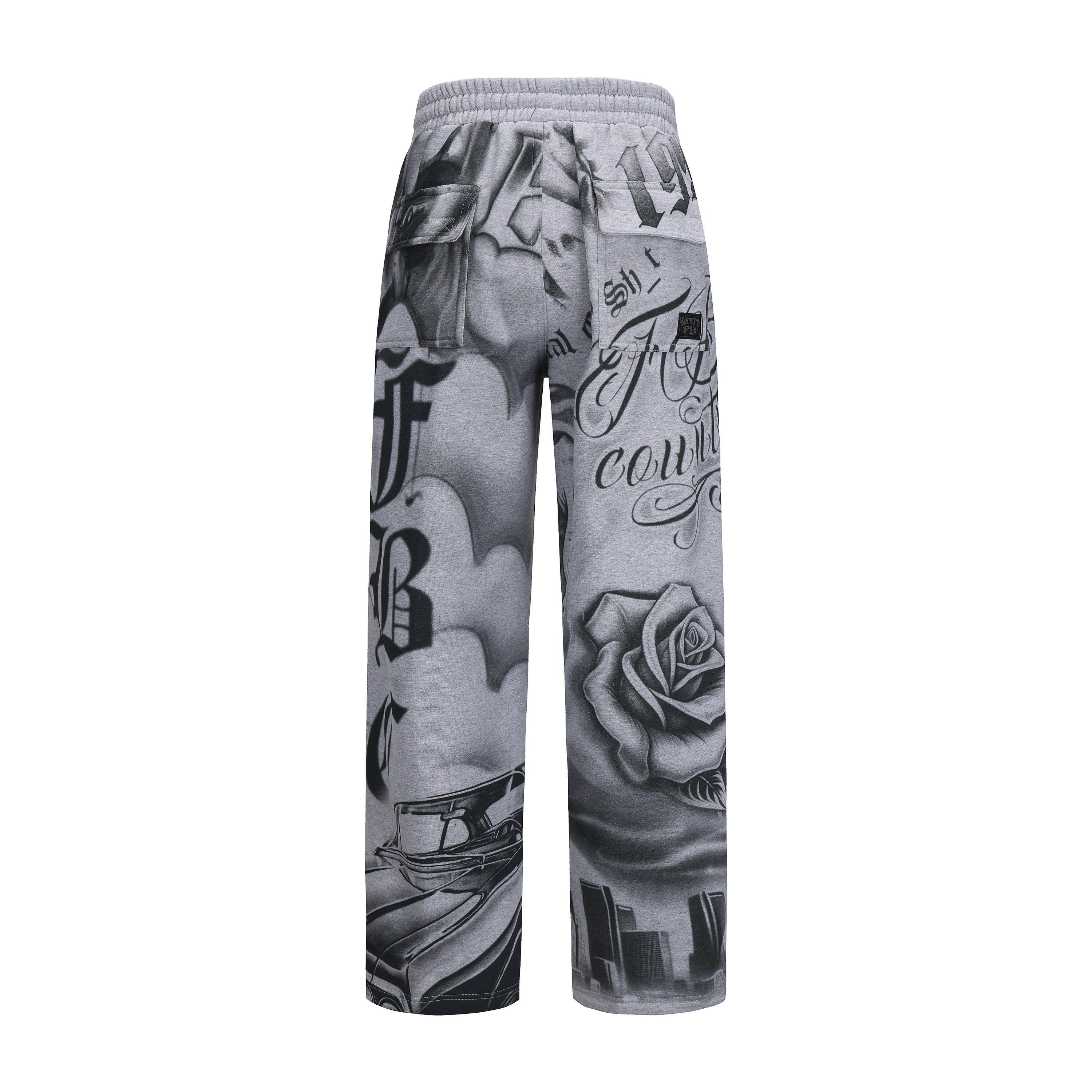 ☆NASTY FANCY CLUB☆ NF Lettering Sweatpants SkirtGRAYF24QD8 Anti Social Social Club Official Black Sweatpants