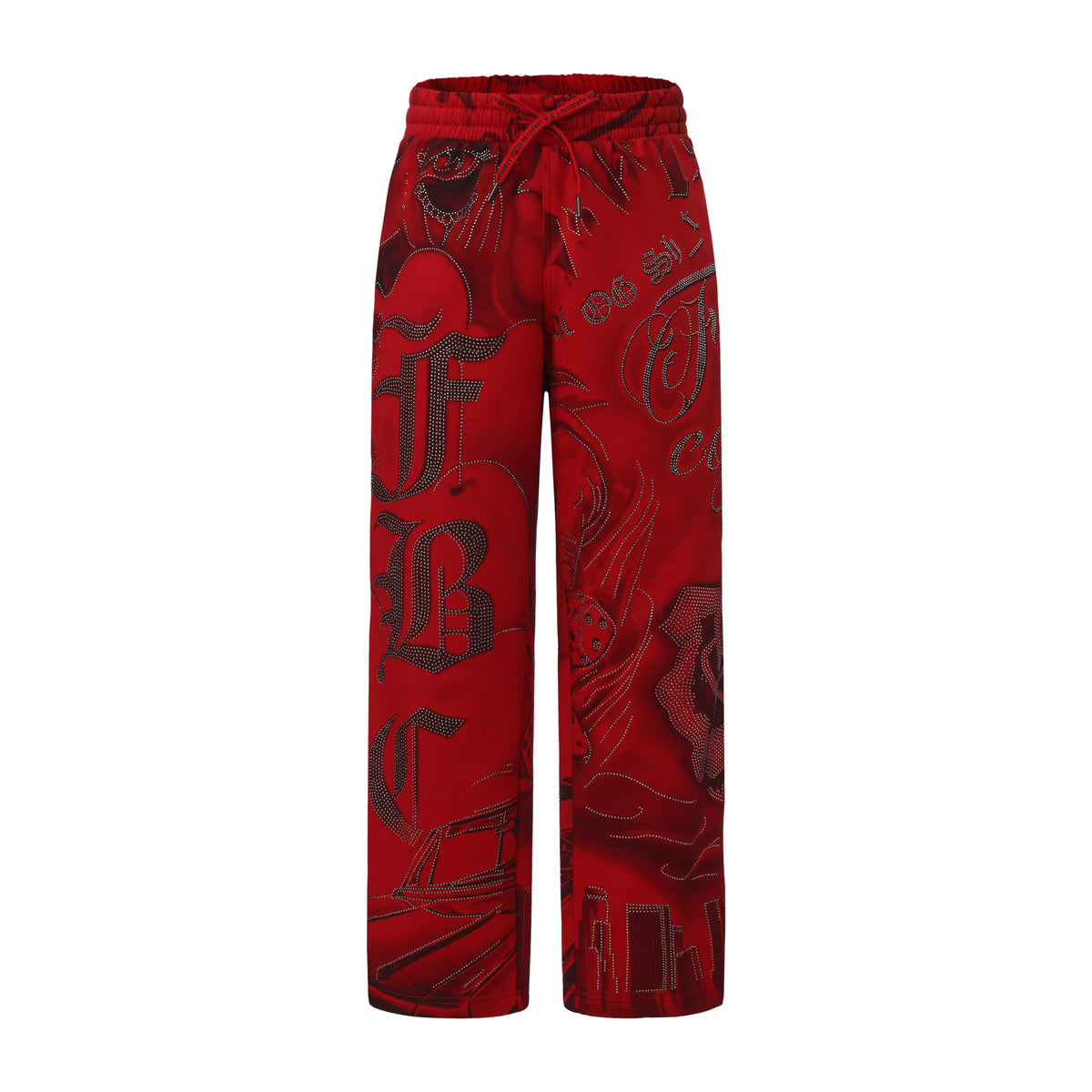FB County Rhinestone Tatted Up Sweatpant