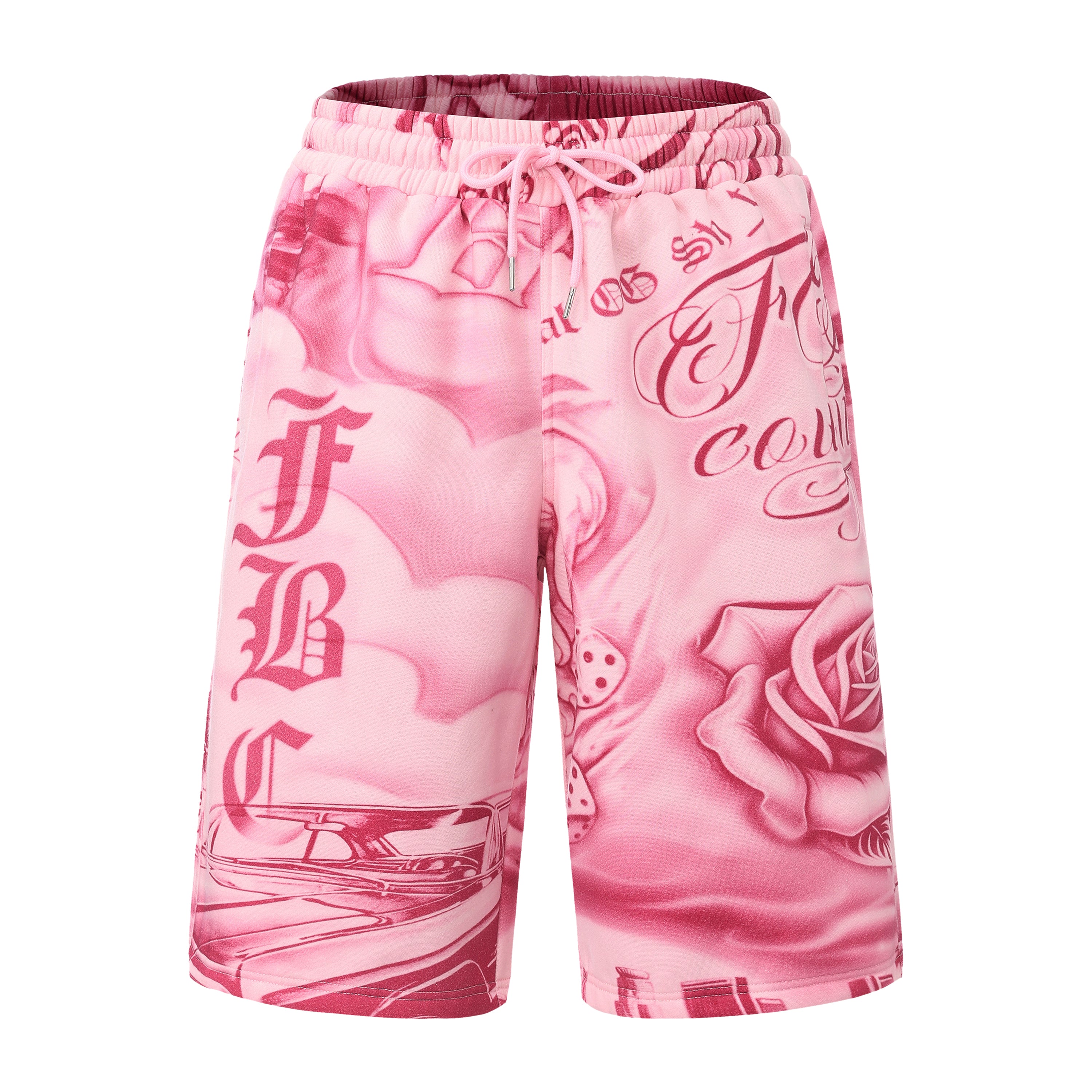 FB County Tatted Up Baggy Fleece Shorts