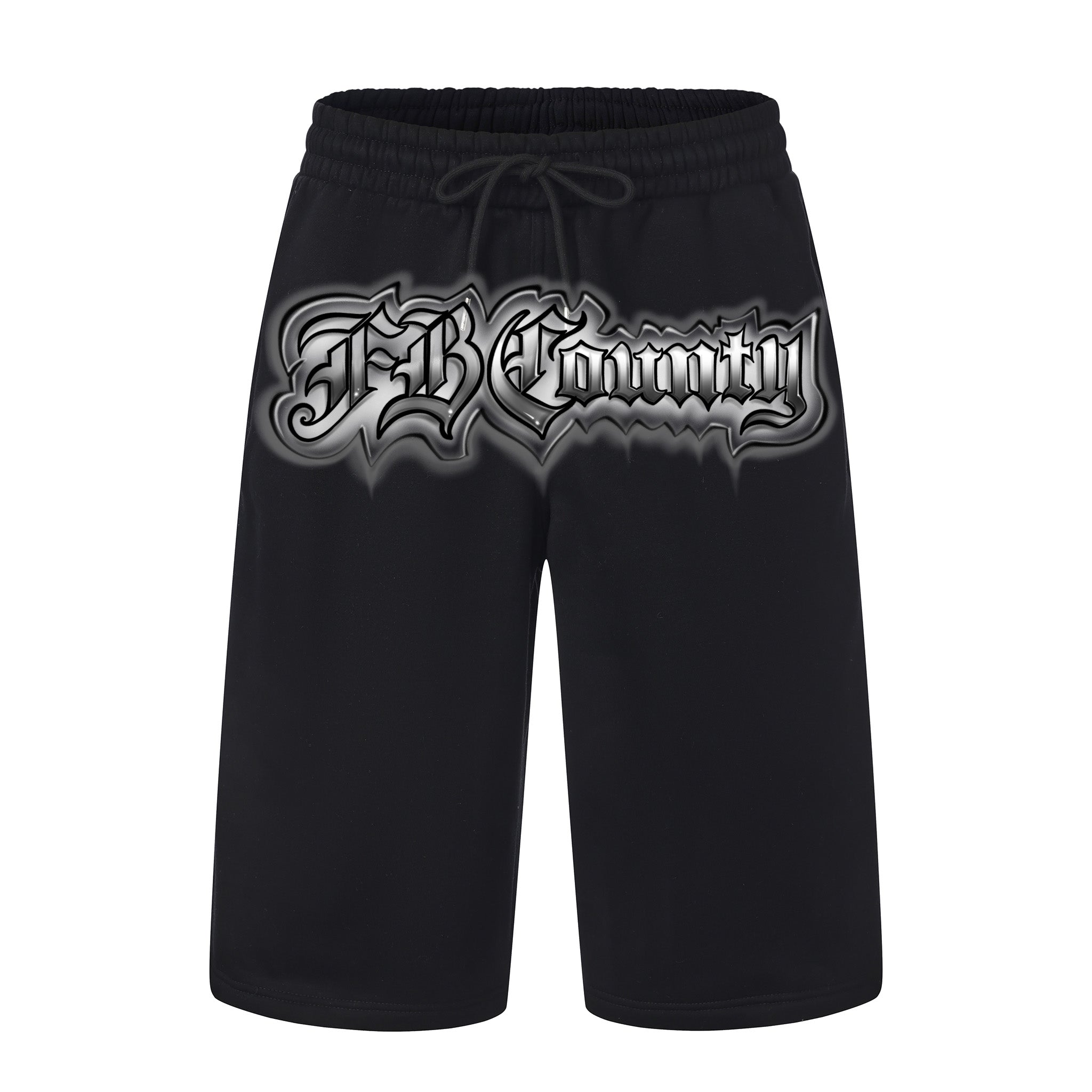 FB County Heavyweight Graphic Baggy Fleece Shorts