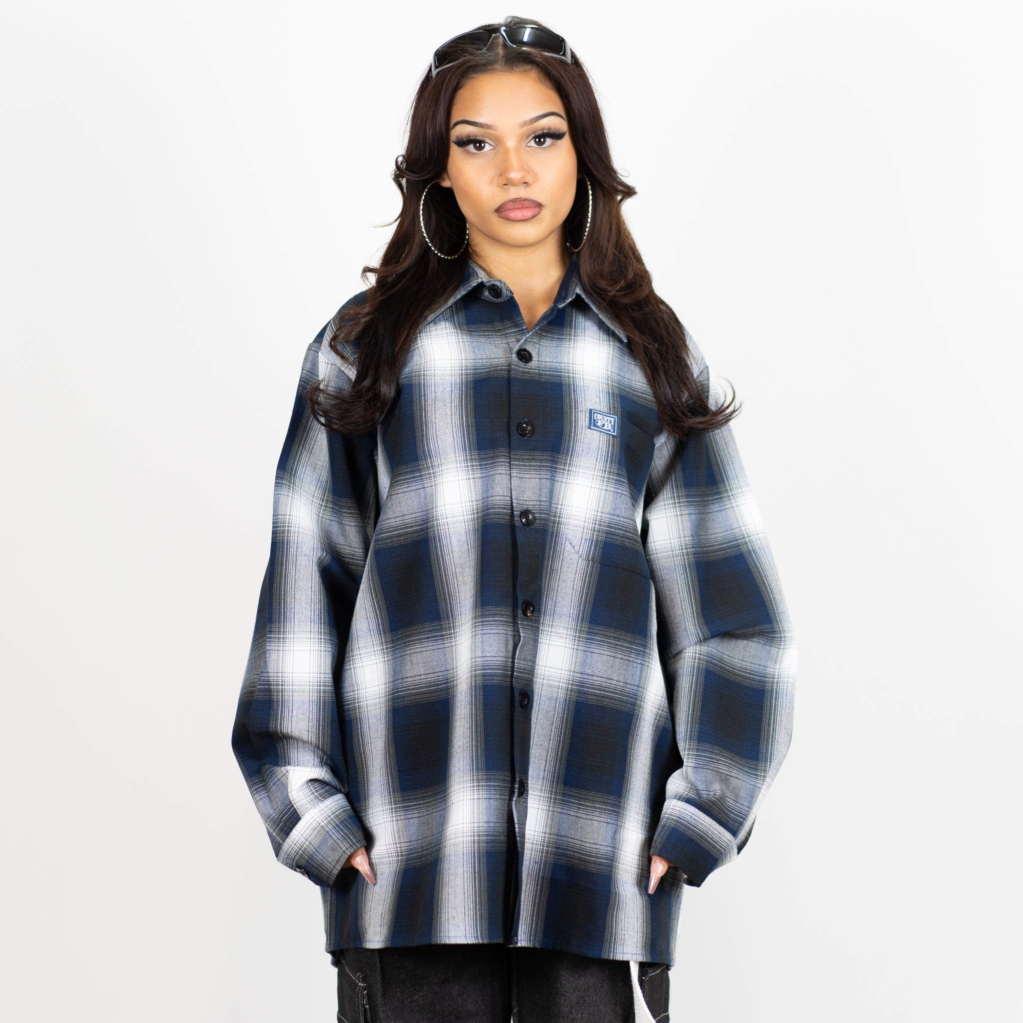 FB County Long Sleeve Checker Flannel Shirt