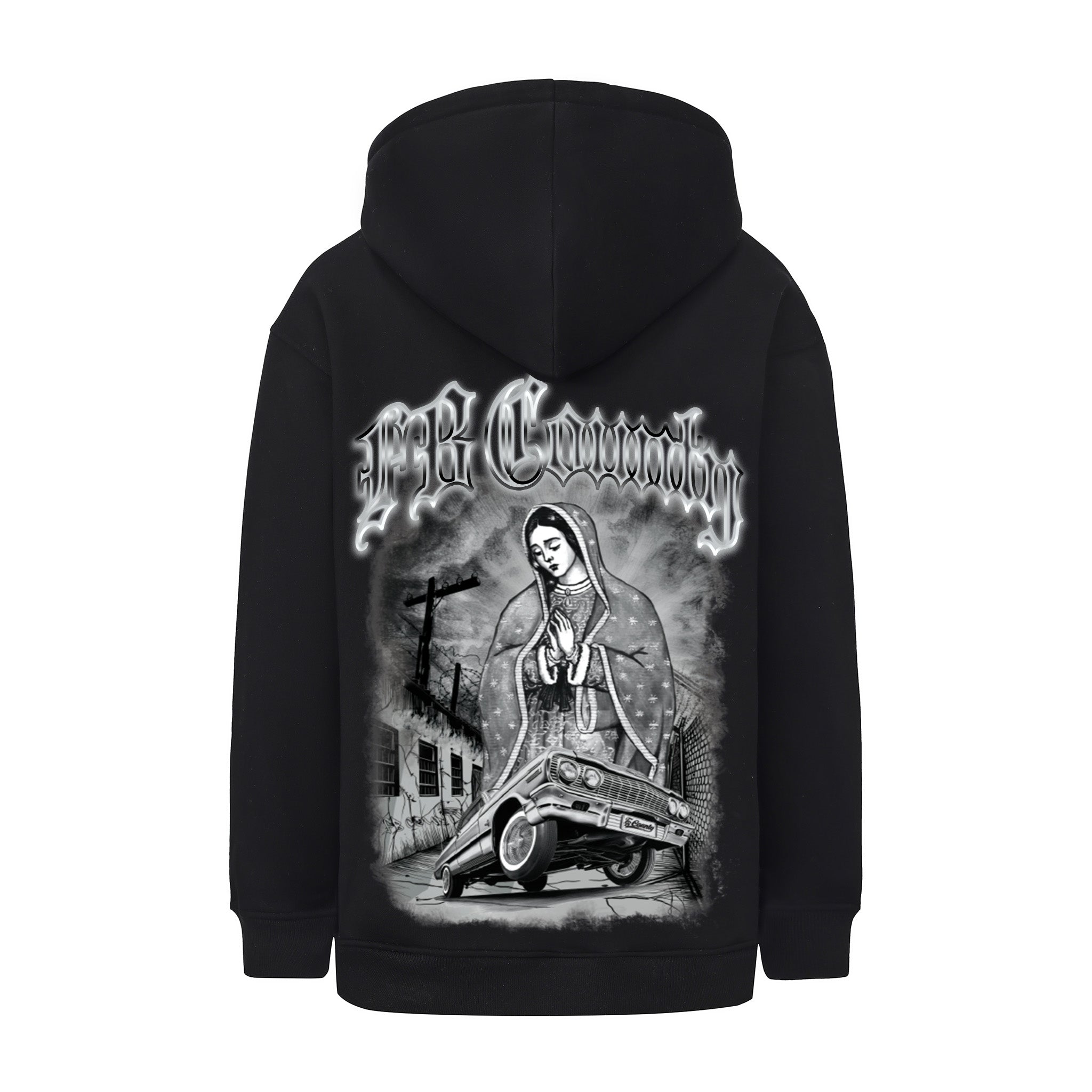 FB County Heavyweight Oversized Graphic Hoodies