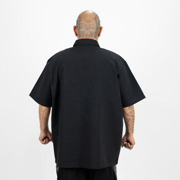 FB County Short Sleeve Checker Zip Shirt