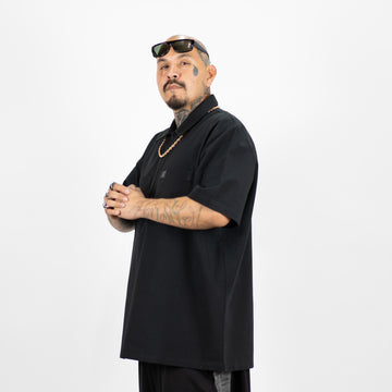 FB County Short Sleeve Checker Zip Shirt