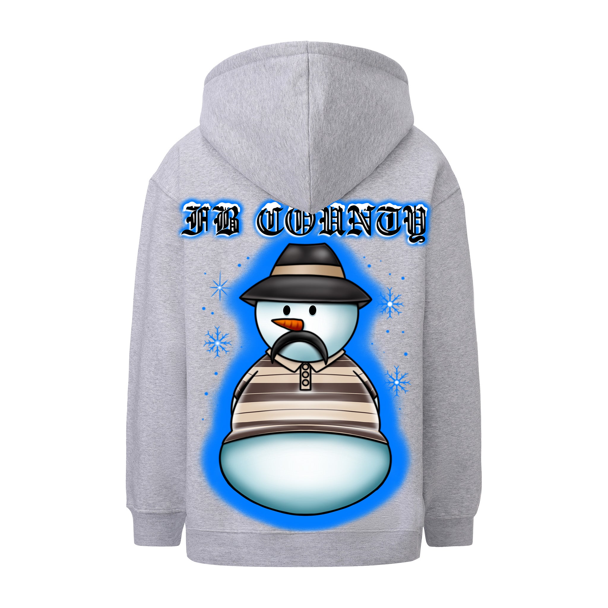 FB County Heavyweight Oversized Christmas Graphic Pullover Hoodies