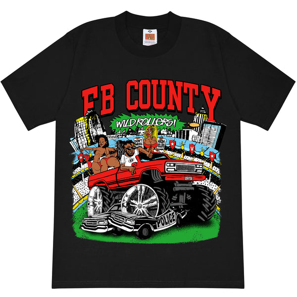 FB County Graphic Heavy Hard T-Shirts - (JUMBO PRINTS)