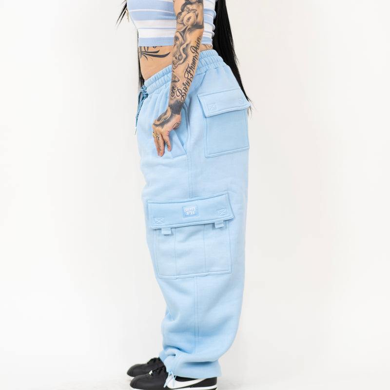FB County Heavyweight Baggy Cargo Sweatpants