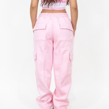 Pink Cute Baggy Cargo Pants FB County Baggy Heavyweight Cargo Pink
