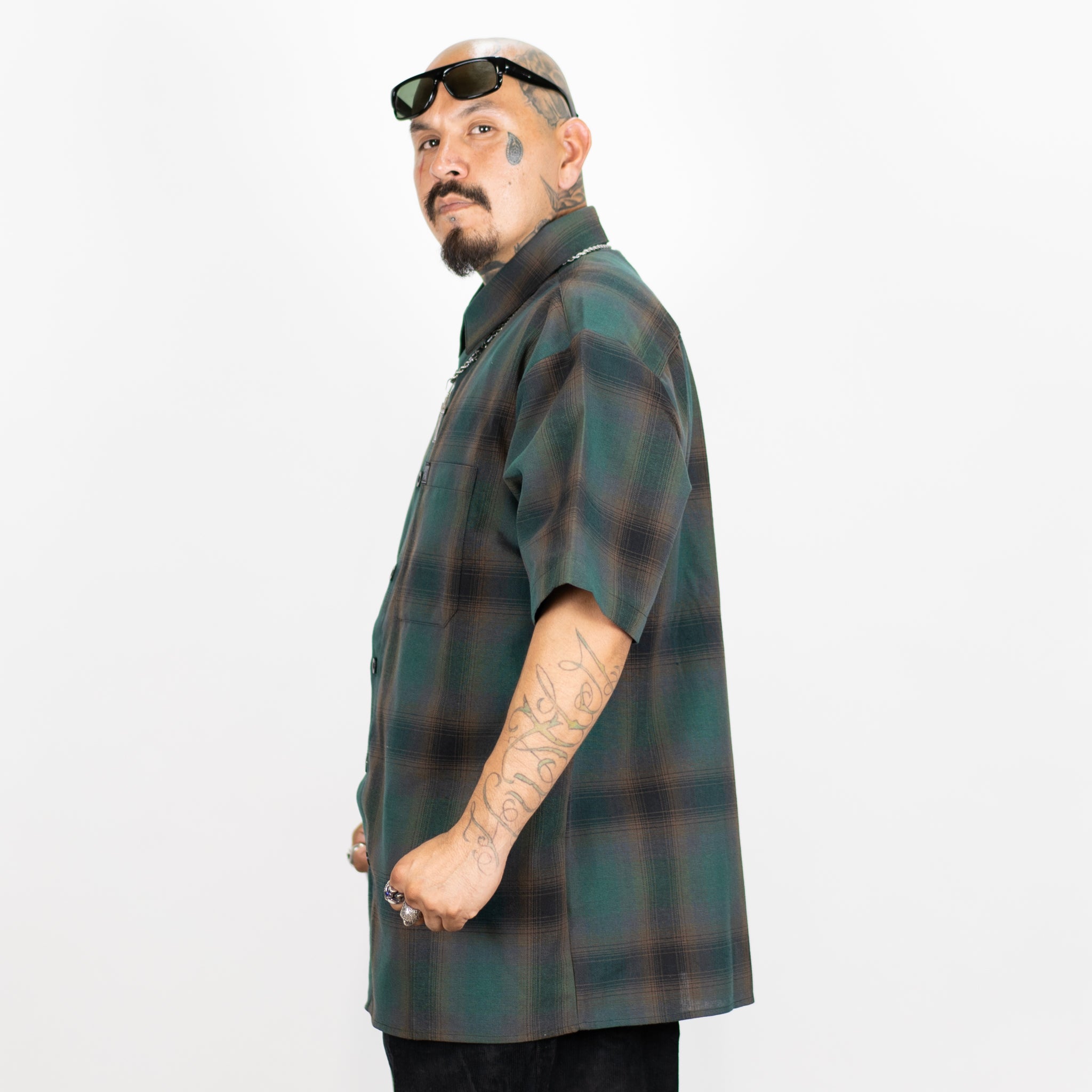 FB County Short Sleeve Checker Flannel Shirt