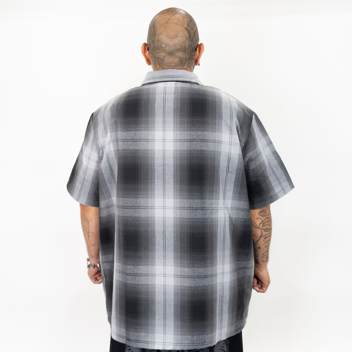 FB County NEW Short Sleeve Checker Zip Shirt