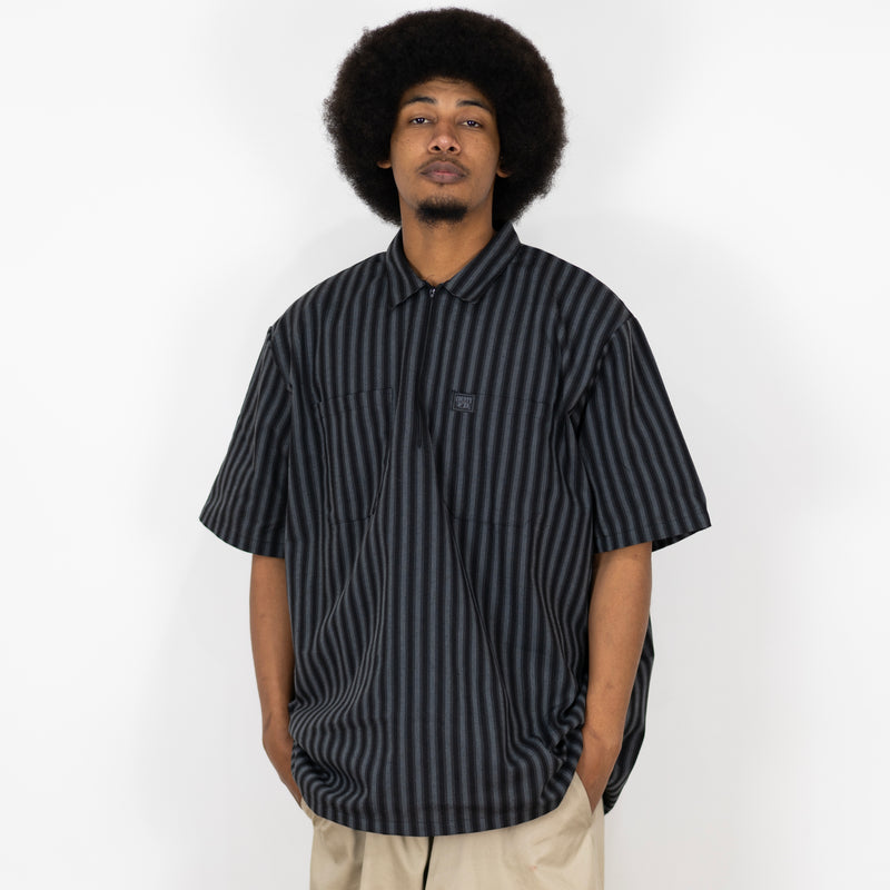 FB County Short Sleeve Checker Zip Shirt