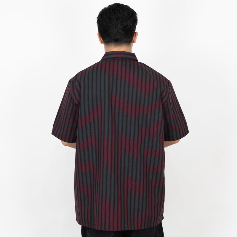 FB County Short Sleeve Checker Zip Shirt