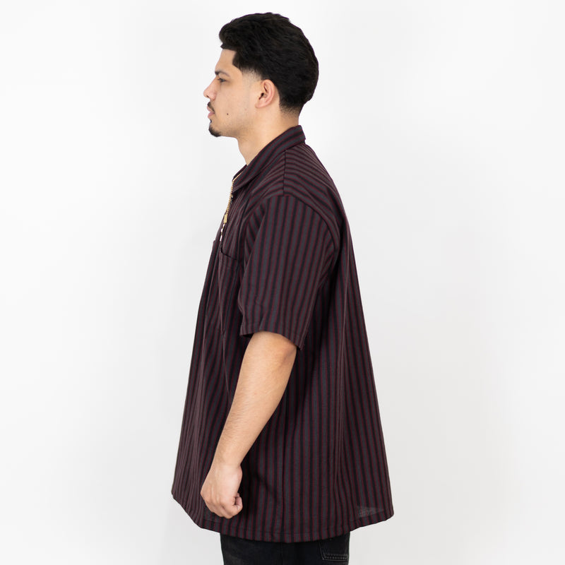 FB County Short Sleeve Checker Zip Shirt